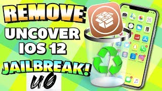 UNINSTALL / REMOVE iOS 12 - 12.1.2 Unc0ver Jailbreak WITHOUT Updating/Losing Data - UNJAILBREAK