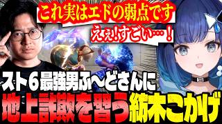 スト6最強男ふ〜どさんに”地上詐欺”を教えてもらう紡木こかげ【ぶいすぽっ！/ストリートファイター6/エド/ディージェイ】