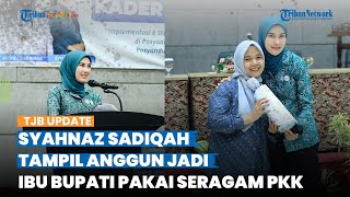 Pancarkan Aura Ibu Pejabat, Gaya Syahnaz Sadiqah Jadi Istri Bupati Disorot, Anggun Berseragam PKK