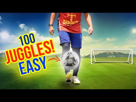 Learn to JUGGLE to 100 Easy! Football Ball Control - How To Juggle a Football