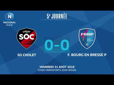 J5 : SO Cholet - F. Bourg-en-Bresse P. (0-0), le résumé I National FFF 2018-2019