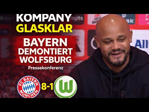 Kompany after the 8-1: "A strong response from the team" | Bayern vs Wolfsburg