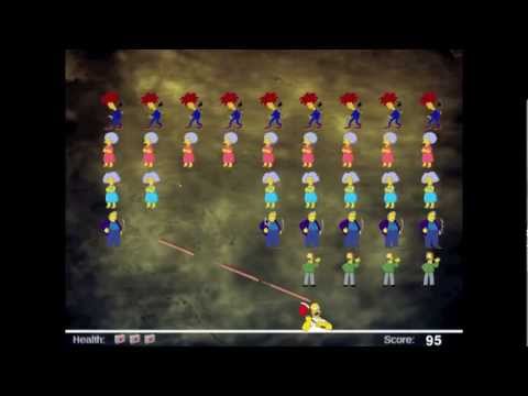Python Programming Simpson Game