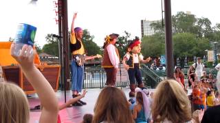Jake & The Neverland Pirates SHARKY & BONES "Theme Song" at WDW Downtown Disney August 3rd, 2012