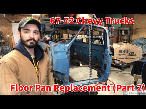 1967-1972 Chevy Truck C10 Floor Pan Replacement (Part 2 - Removing the floor & Prep)