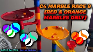 C4 Marble Race 8 (Red & Orange Marbles Only)