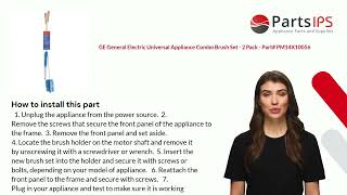 GE General Electric Universal Appliance Combo Brush Set - 2 Pack - Part# PM14X10056