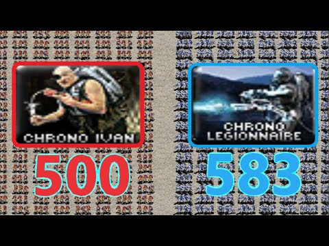 Chrono Ivan vs Chrono Legionnaire - Same Cost - Red Alert 2