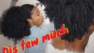 HOW TO | DETANGLE DRY MATTED NATURAL KINKY HAIR