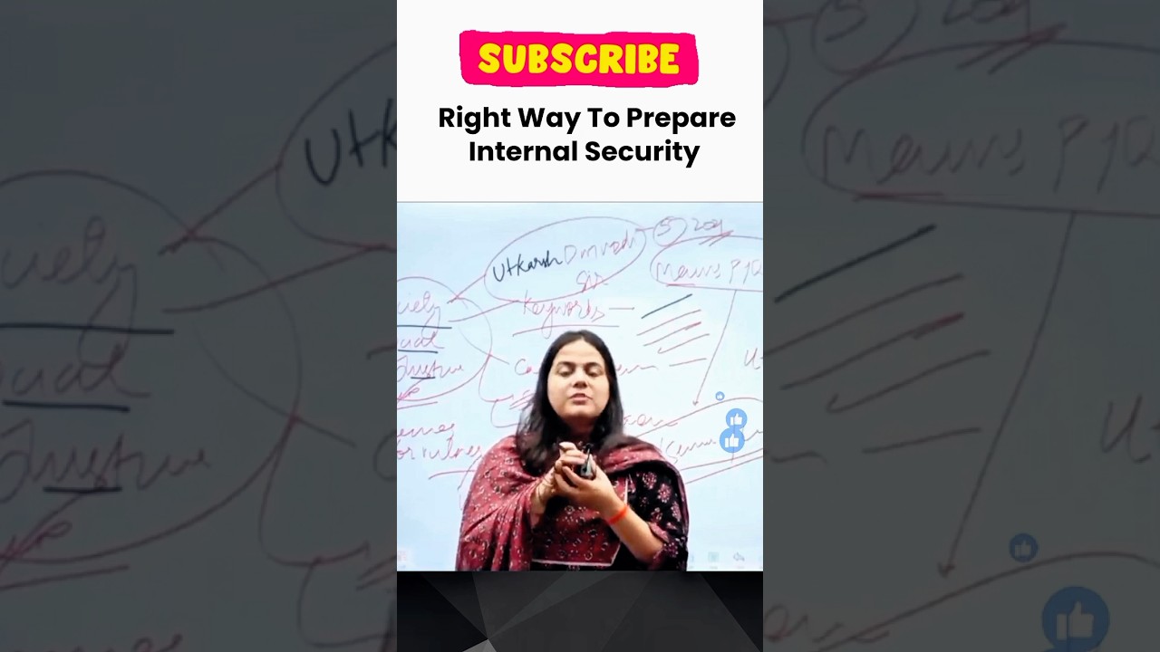 UPSC Internal Security Preparation Tips by Topper Shakti Dubey #upsc #shorts #viral #ias