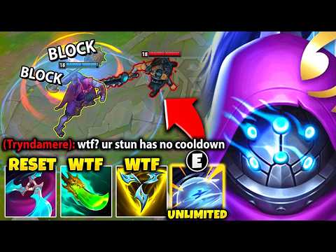 Jax but I have no cooldown on my E and you can literally never hit me (UNLIMITED STUNS)