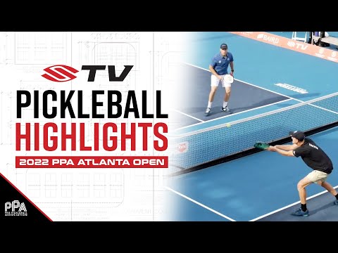Matt Wright's Perfect Backhand Pickleball Highlight - 2022 PPA Atlanta Open Mixed Doubles