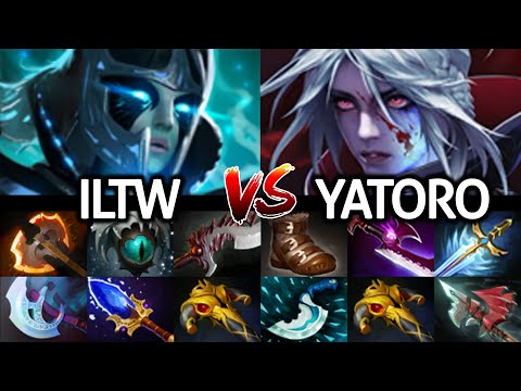 YATORO Phantom Assassin VS ILTW Drow Ranger | Epic Battle Pro Carry Dota 2