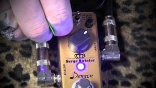 Video thumbnail for Donner Pedals SURGE ROTATOR micro mini Reverb demo with MJT Strat by gearmanndude