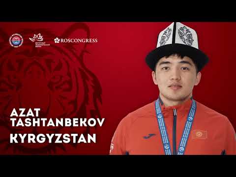Kolmar Mas-Wrestling Cup-2019. Participant from Kyrgyzstan Azat Tashtanbekov