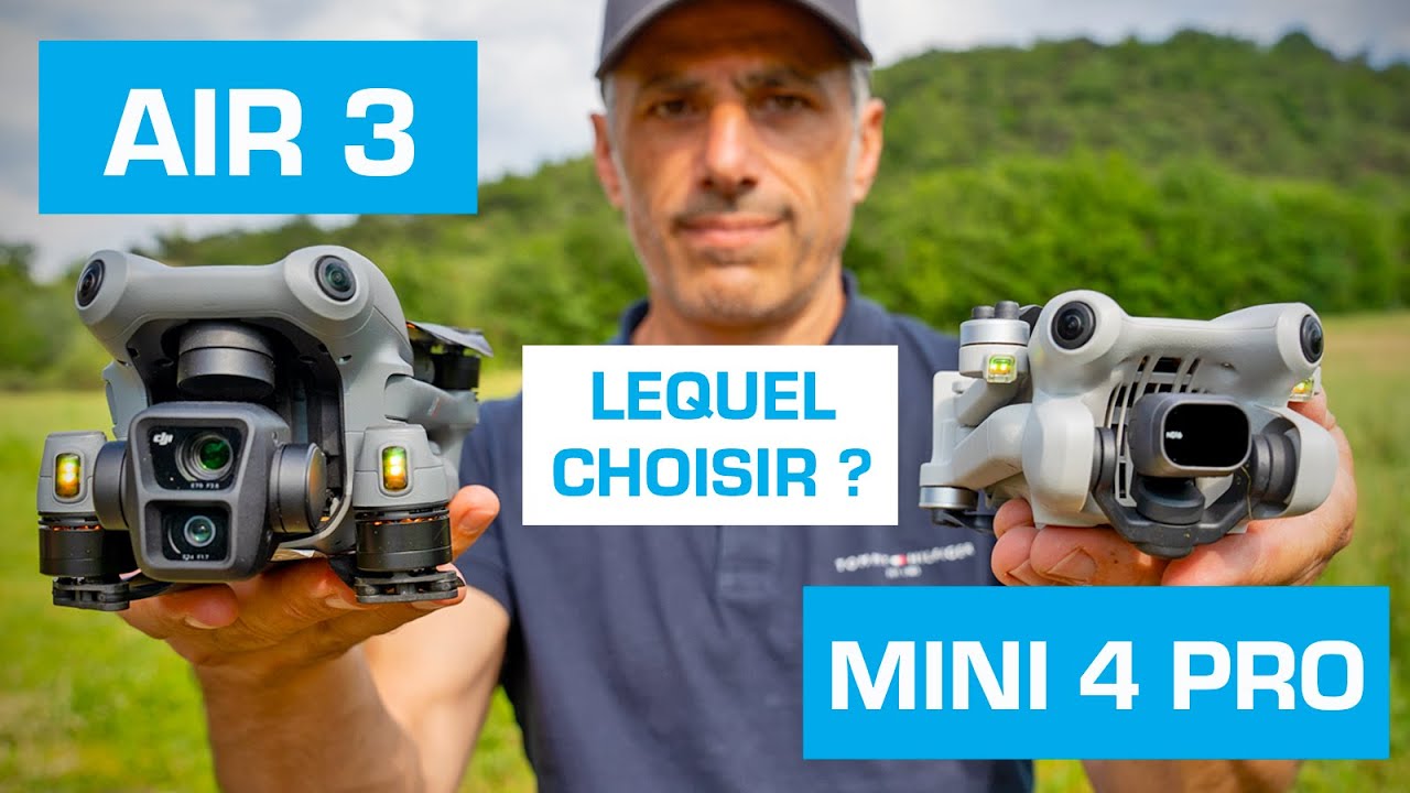 DJI AIR 3 ou MINI 4 PRO : Lequel choisir ?