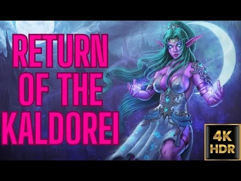 Night Elf Heritage Armor Questline and Cinematics 4K HDR 60 FPS
