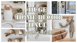 HOUSE + HOLM 2022 SPRING COLLECTION LAUNCH | NEUTRAL, MINIMAL, COZY DECORATING IDEAS | DECOR HAUL