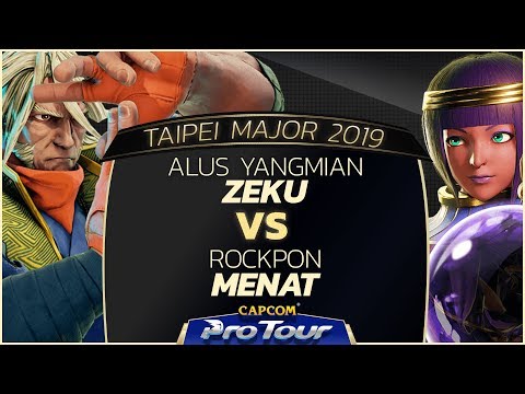 ALUS Yangmian (Zeku) VS  Rockpon (Menat) - Pools - Taipei Major 2019 - SFV - CPT2019