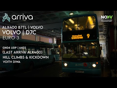 {Last Maidstone ALX400} Volvo B7TL ALX400 | GN04 UDP, Featuring Hill Climbs & Downshifts, Euro 3