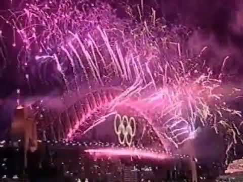 2000 Closing Ceremony   Bridge Fireworks atop the Bridge