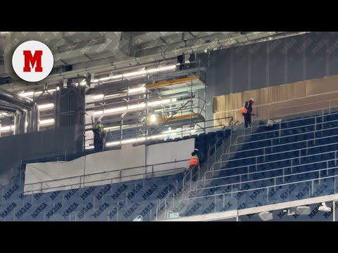 El Bernabéu se aísla para la NFL... y su 'mini-concierto'
