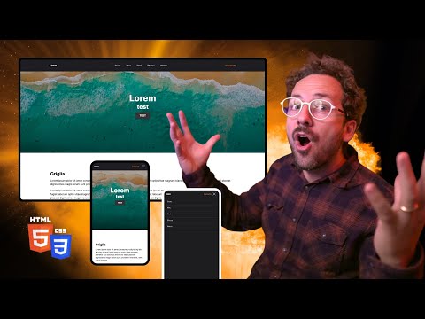 Create a Bombastic HTML/CSS Framework Site (in 25 minutes)