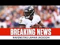Baltimore Ravens place non-exclusive franchise tag on QB Lamar Jackson | CBS Sports