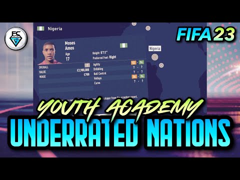 FIFA 23 YOUTH ACADEMY SCOUTING: UNDERRATED NATIONS