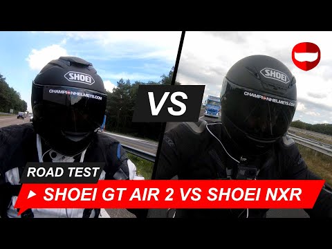 Shoei GT Air 2 vs Shoei NXR Road Test - ChampionHelmets.com