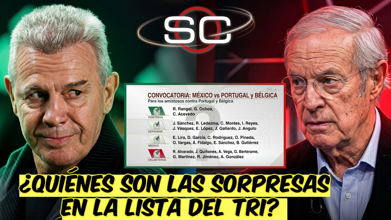 JOSÉ RAMÓN CUESTIONA la convocatoria de AGUIRRE para MÉXICO vs PORTUGAL y BÉLGICA | SportsCenter