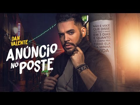 DAN VALENTE - ANÚNCIO NO POSTE