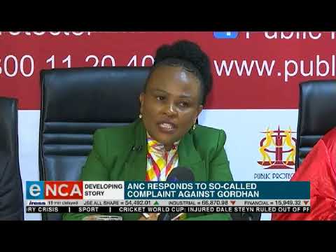 ANC responds to complaint against Gordhan