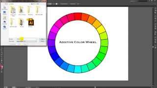 preview picture of video 'How to create an Additive Color Wheel in Adobe Illustrator'
