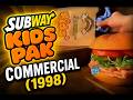 Subway 1998 Kids Pak TV Spot Blue S Clues Toys Throwback