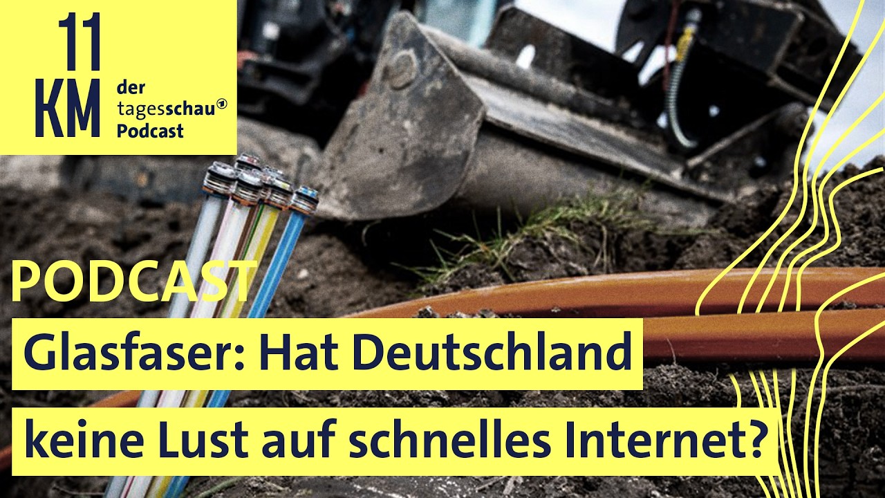 Glasfaser: Hat Deutschland keine Lust auf schnelles Internet? I 11KM - der tagesschau-Podcast
