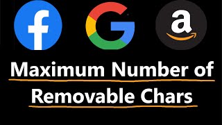YouTube video 'Maximum Number of Removable Characters - Binary Search - Leetcode 1898 - Python'