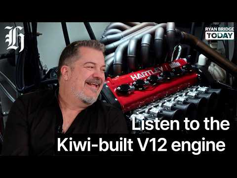 Listen to the Kiwi-built V12 engine at the heart of the Nilu hypercar | Ryan Bridge TODAY