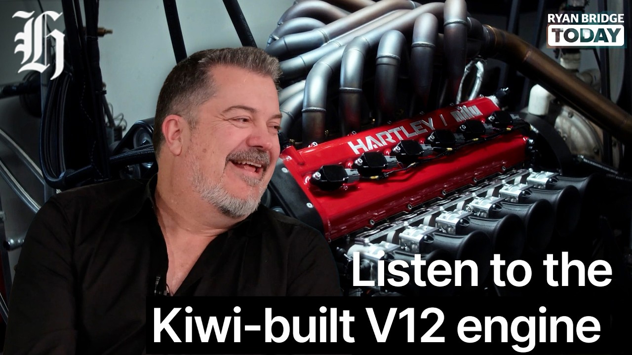Listen to the Kiwi-built V12 engine at the heart of the Nilu hypercar | Ryan Bridge TODAY