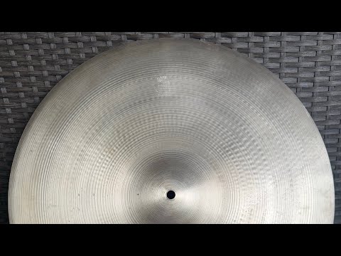 Vintage 1960s Stamp 20” Medium Ride Cymbal image 10