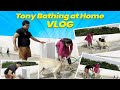 Tony Bathing Day Fun Vlog Vaishali Dev