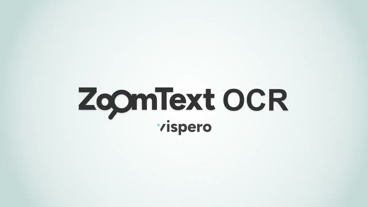 Introducing ZoomText OCR