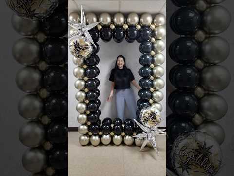 Graduation Photo-Booth🎓❤️This is how to decorate for this graduation season using #balloons 🙌