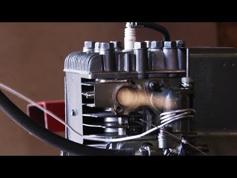 Briggs Engine Running Nitromethane - Excerpt From Blowing Up See Through Engine Attemp 1