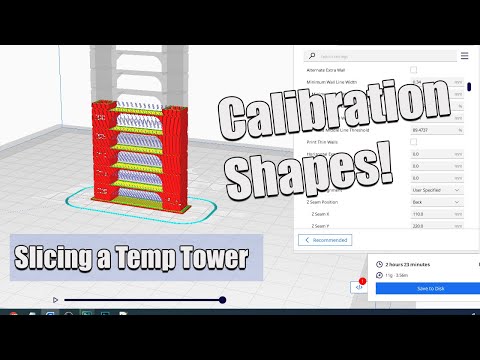 How to Slice a Temp tower - 3d Printer Calibration with Cura and the calibration extension