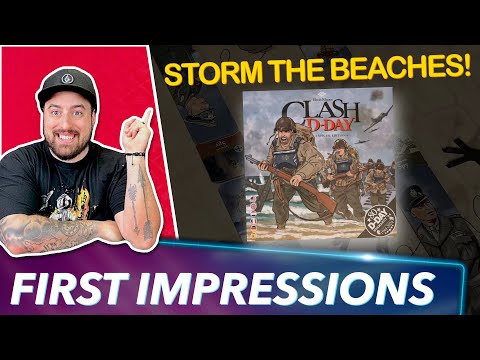 Clash D-Day Special Edition Board Game First Impression Review