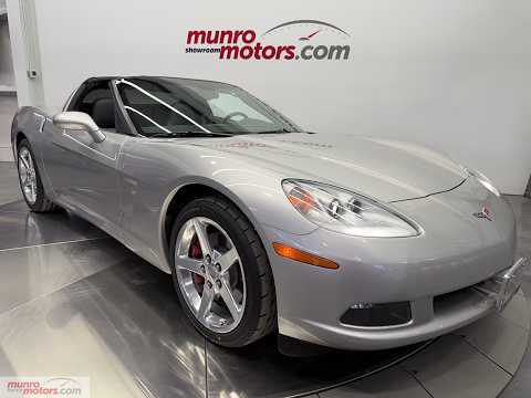 2005 Chevrolet Corvette 2dr Cpe in Silver for sale at Munro Motors in Brantford, ON