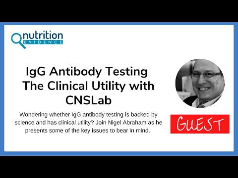IgG Antibody Testing – The Clinical Utility with CNSLab
