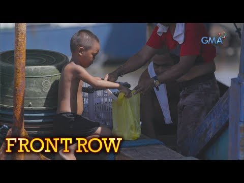 Front Row: Magkapatid, umaakyat sa malalaking bangka para manghingi ng mga tirang pagkain