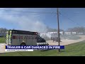 Trailer Destroyed Car Damaged In Washington Co TN Fire